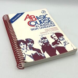 TJ Publishers A Basic Course in ASL White Spiral Bound Book USA Sign Language